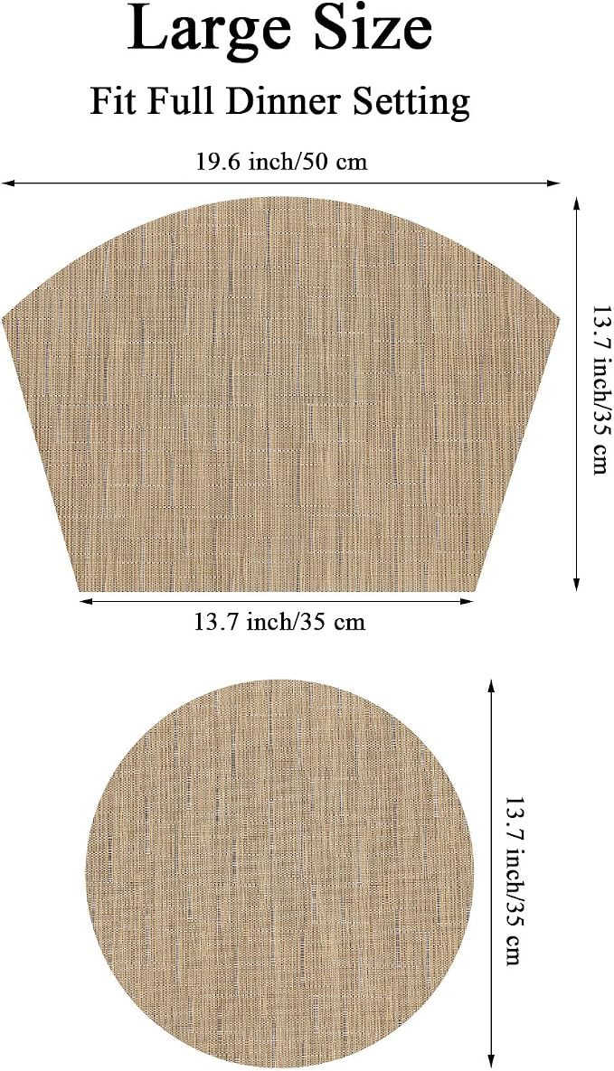 SHACOS Large Size Wedge Placemats - Image 2