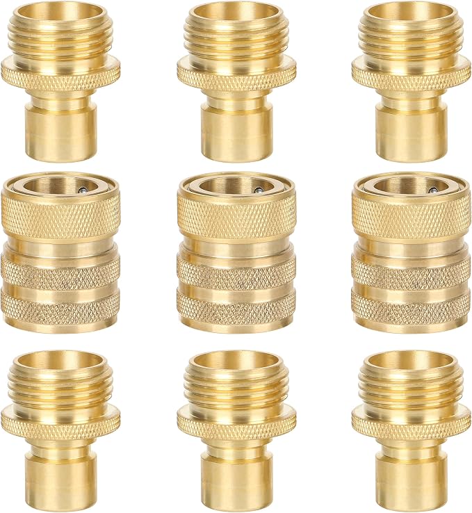 STYDDI Brass Garden Hose Quick Connect Fittings by STYDDI