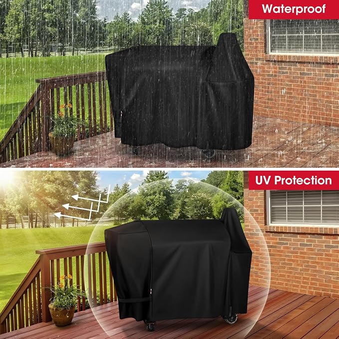 Unicook Pellet Grill Cover for Pit Boss Austin XL, Heavy Duty Waterproof Wood - Image 5