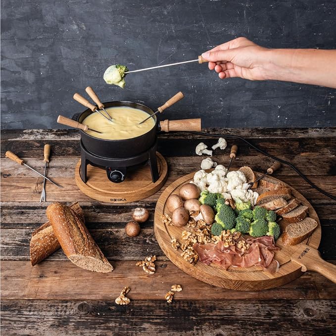 BOSKA Electric Fondue Set Pro/For Cheese, Chocolate and Broth Fondue / 8 - Image 2