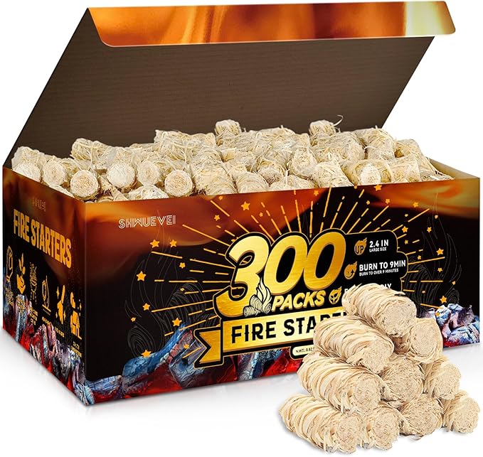 Shwuevei 300 pcs Fire Starter by Shwuevei