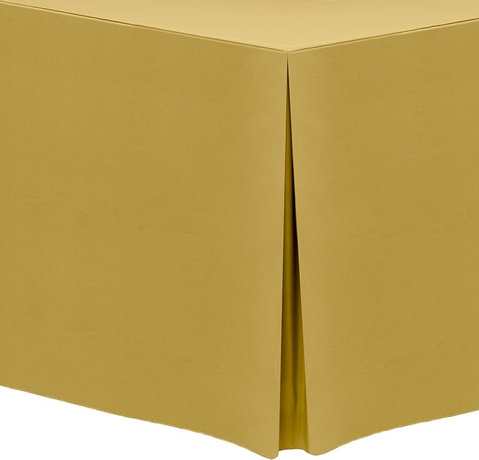 Ultimate Textile -5 Pack- 5 ft. Fitted Polyester Tablecloth by UltimateTextile