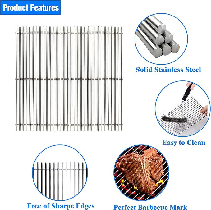 17.5" Stainless Steel 7639 Cooking Grates - Image 4