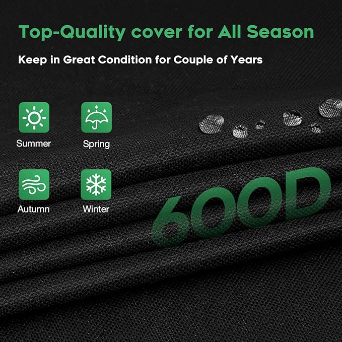 Heavy-Duty 600D Grill Cover fit - Image 4