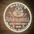 Personalized Bar Grill Neon Signs, Custom Bar BBQ Grill LED Sign, Barbeque by NOXTROND