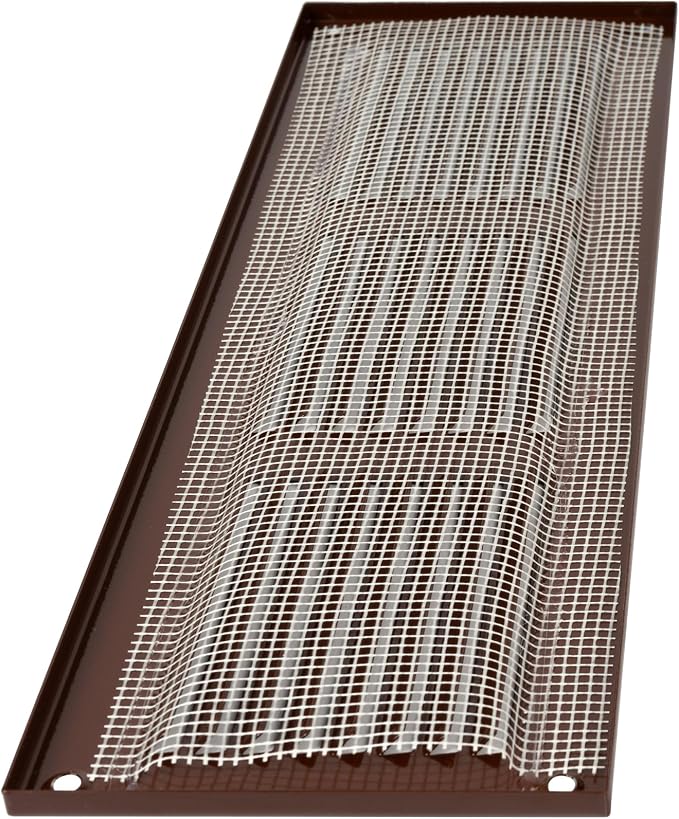Repa Market 12x4 Inch Air Vent Cover/Brown Galvanized Steel Louvered Grill Cover - Image 8
