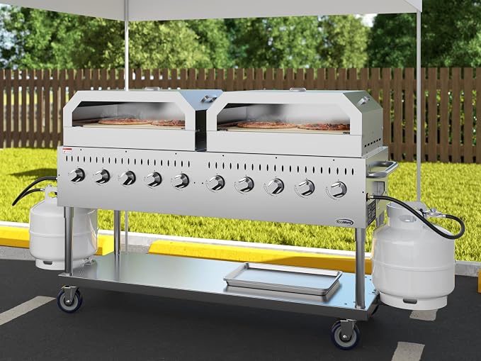 72 in. Commercial Outdoor Propane Gas Grill - Image 5