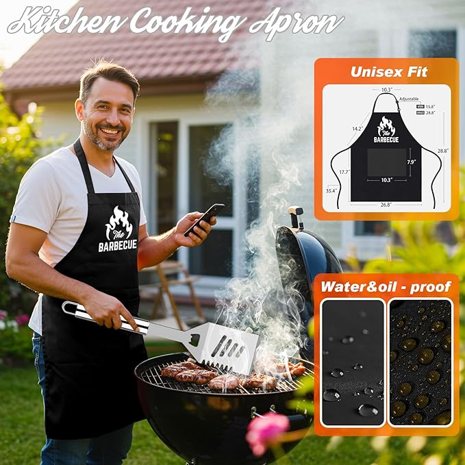 Barbecue Tool Set, 26-Piece Stainless Steel Grill Utensils with Aluminum Case