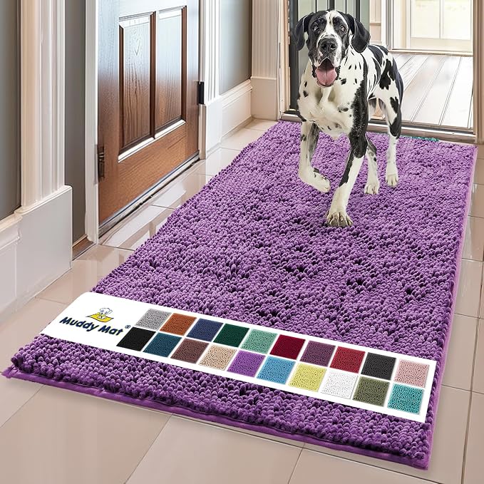 Muddy Mat® | Super Absorbent Door Mat Indoor, Microfiber Quick Dry Chenille by MuddyMat%C2%AE