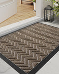 DEXI Front Door Mat Outside Entrance, 17x29 Rubber Entry Doormat Heavy Duty by DEXI