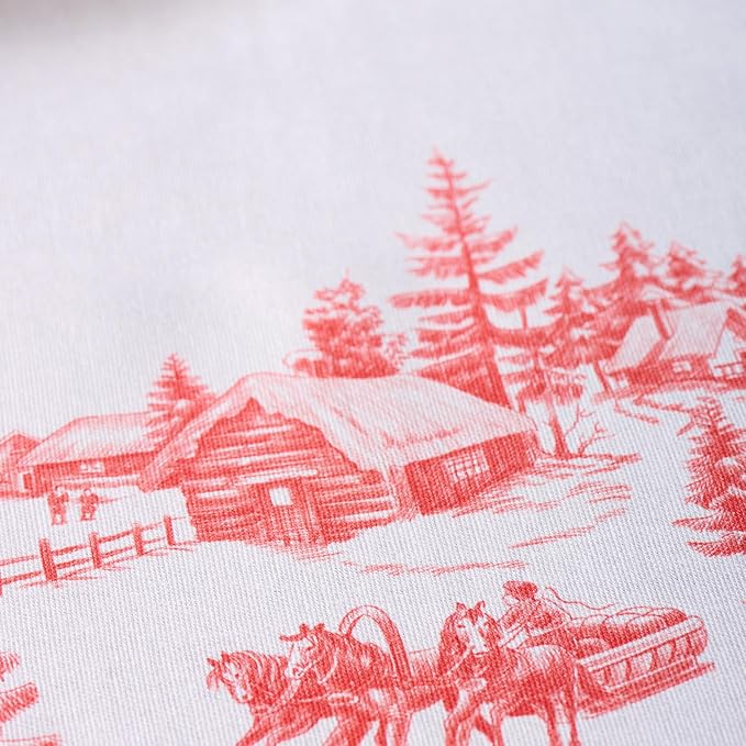 Maison d' Hermine Table Cloth Rectangle Table 100% Cotton 70 x 140 Inches Fall - Image 8