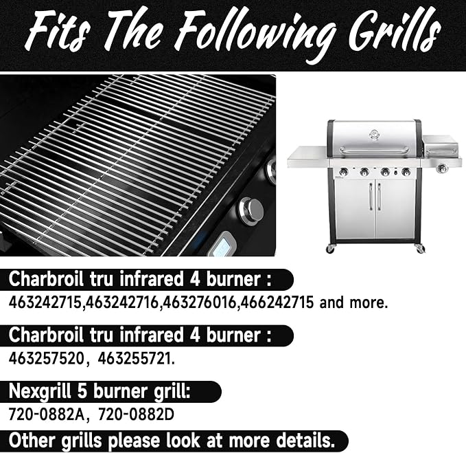 17" Stainless Steel Grill Grates - Image 4