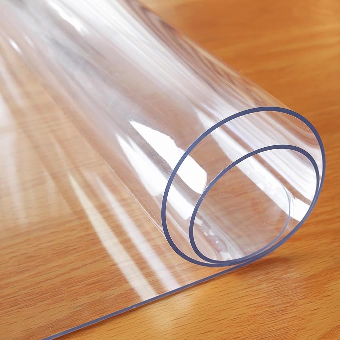 Clear Table Protector 18 x 40 Inch, 1.5mm Thick Plastic Table Cover, Waterproof - Image 8