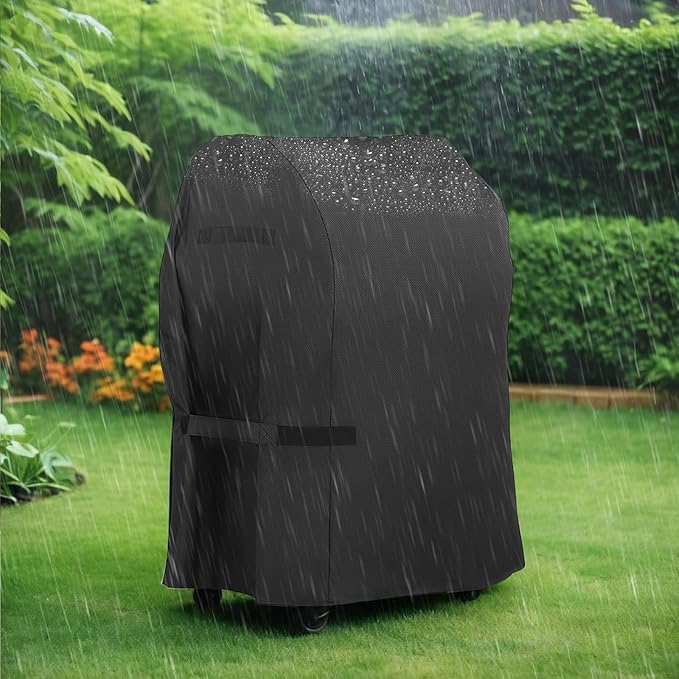 LBTING Grill Cover, 32-inch Heavy Duty 300D Oxford Waterproof Windproof UV - Image 7