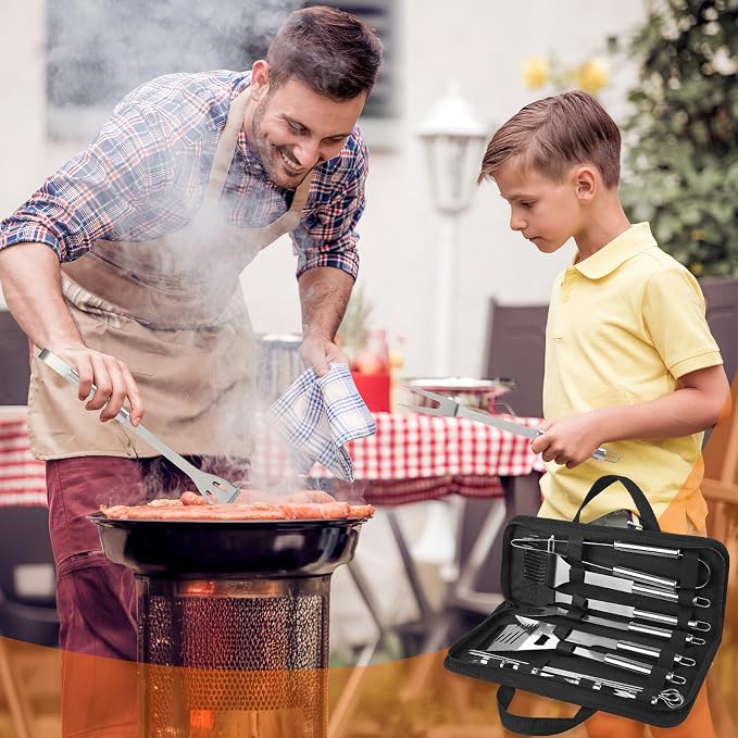 Anpro 21 PCS Grilling Accessories Grill Kit- Grill Set, Grilling Utensil Set - Image 6