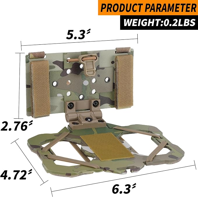 Tactical Phone Holder Available in Full Size Plate Carrier Phone Mount Adjust - Image 2