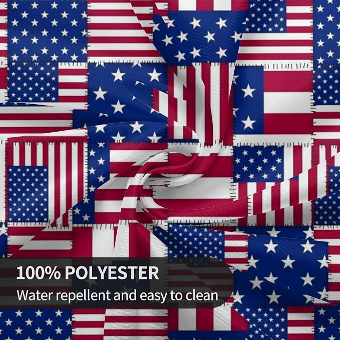 American Flag Joint Round Tablecloth - Image 7