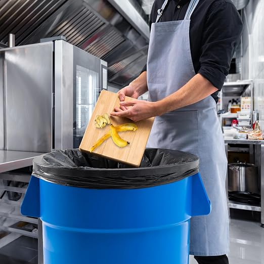PRO&Family Commercial Round Trash Can - Image 6