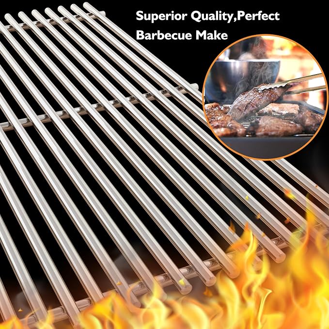 19.5" Grill Grates for Weber Genesis 300 Series，Cooking Grates for Weber - Image 6