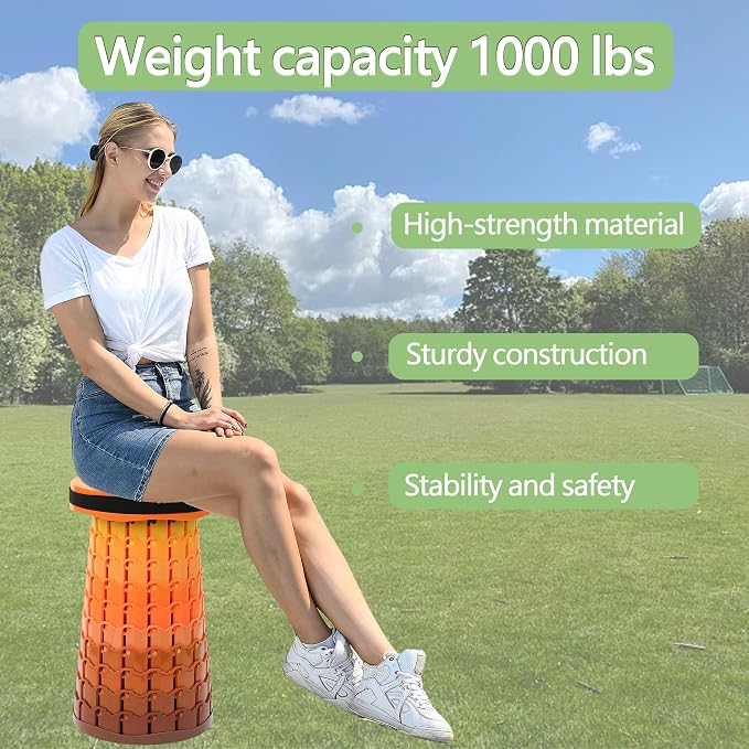 ALEVMOOM Upgraded XXL Collapsilbe Stool - Image 3