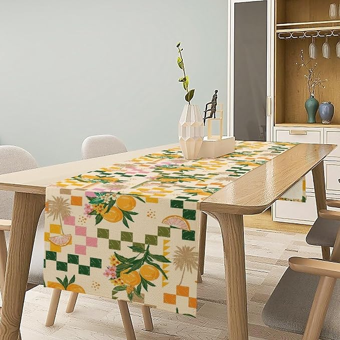 Tropical Summer Fruit Table Runner - Image 3