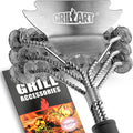 Grill Brush and Scraper Bristle Free – Safe BBQ Brush by GRILLART