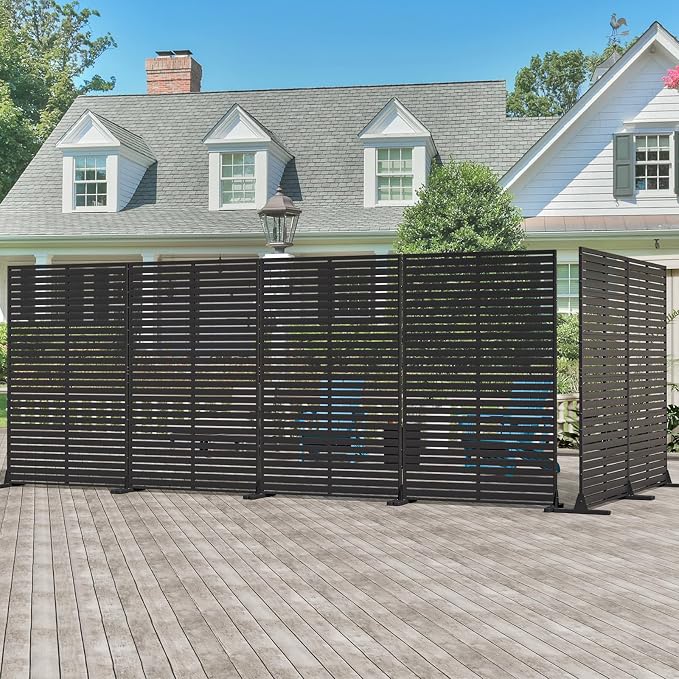 Privacy Fence Screen Outdoor Freestanding Privacy Panel, Room/Garden Divider - Image 7
