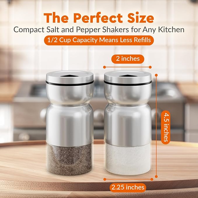 HOME EC Original Salt and Pepper Shakers Set - Image 5