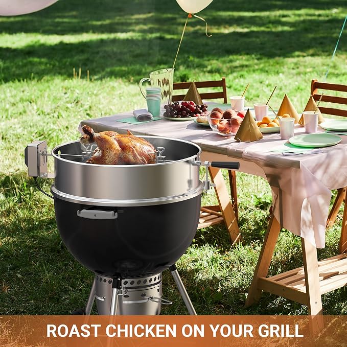 Onlyfire Stainless Steel Rotisserie Ring Kit Barbecue Accessories - Image 5