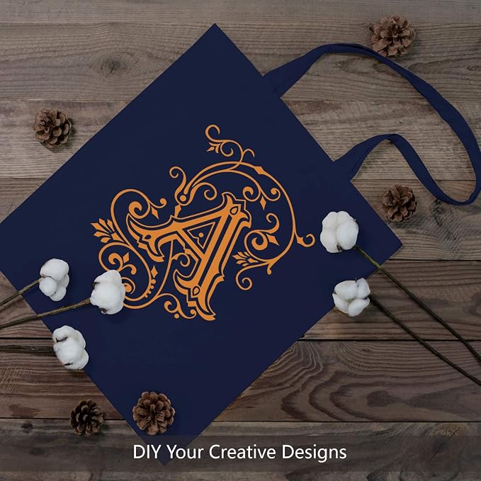 TOPDesign 24-Pack Economical 16"x15" Navy Blue Cotton Tote Bag, Lightweight - Image 3