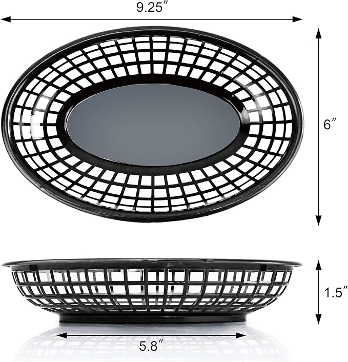 New Star 44157 Fast Food Baskets, 9 1/4-Inch By 6-Inch - Image 2