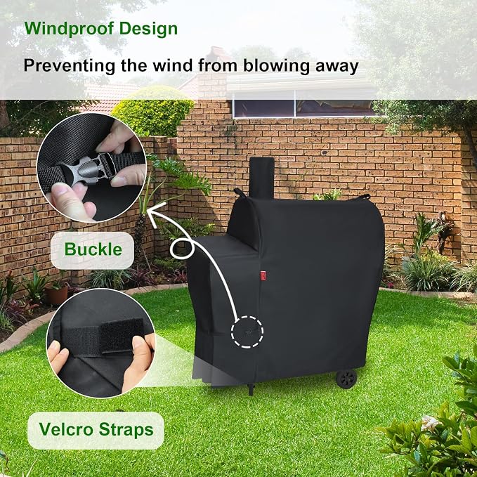 Outdoor Grill Cover Fits Royal Gourmet CC1830/CC1830V 30" Charcoal Grill - Image 4