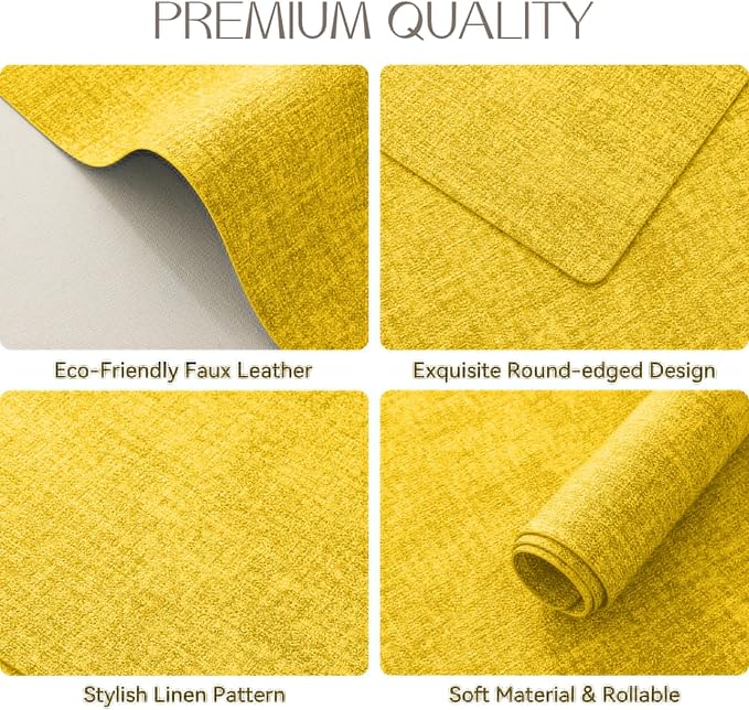 Romanstile Vinyl Placemats Set of 4-12 X 17 Inch - Image 5