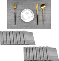Leetaltree Grey Placemats, Heat Resistant Non-Slip Place mats by Leetaltree-ArtatEveryTable