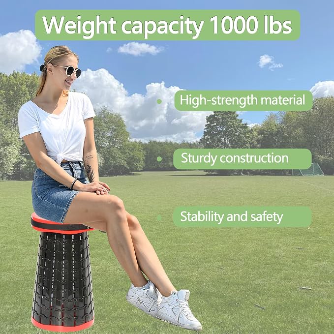 ALEVMOOM Upgraded XXL Collapsible Stool - Image 3