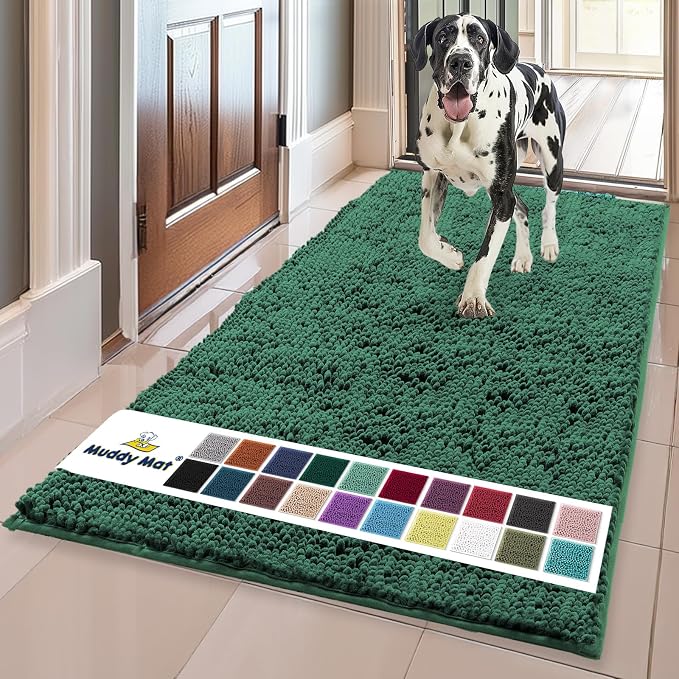 Muddy Mat® | Super Absorbent Door Mat Indoor, Microfiber Quick Dry Chenille by MuddyMat%C2%AE