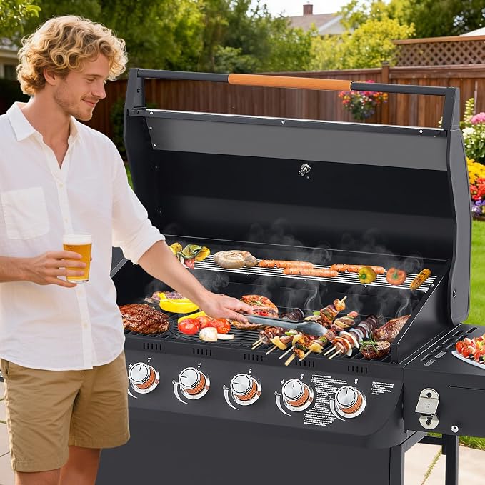 Lyromix 6 Burner Propane Gas Grill - Image 6