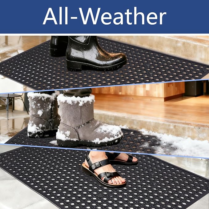 Outdoor Rubber Mat Kitchen Anti-Fatigue Floor Mats Restaurant Bar Floor Mat New - Image 5