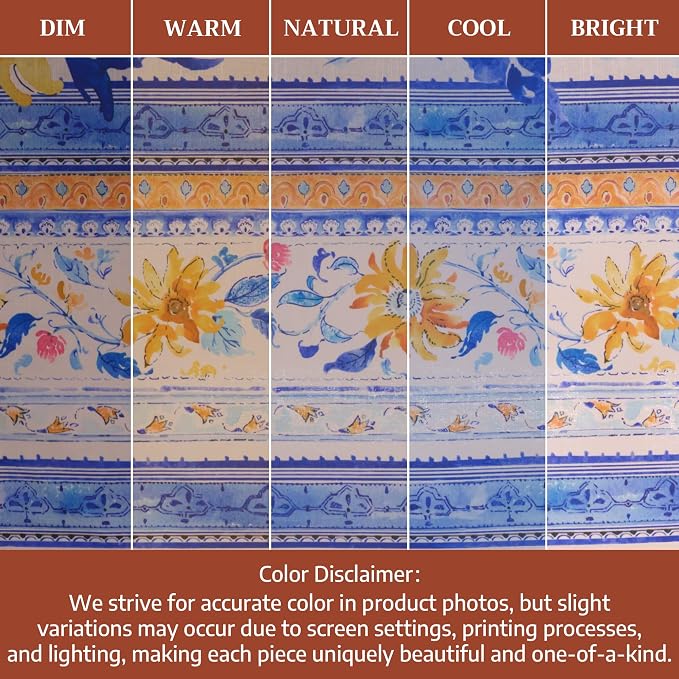 Maison d'Hermine Table Cloth Round Table 100% Cotton Tablecloth - Image 6