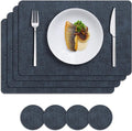 MOSAYT Placemats Set of 4, Heat Resistant Vinyl Place Mats by MOSAYT