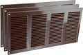 Vent Systems 16" x 8" Inch Brown Metal Air Vent Cover by VentSystems