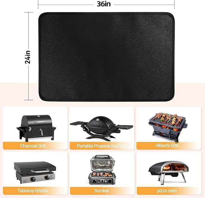 24x36in Heat Resistant Grill Mats - Image 5