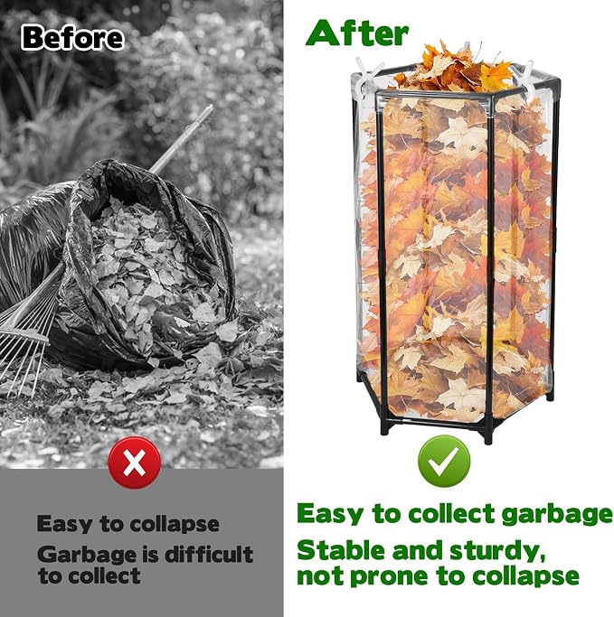 Rainmae Garden Trash Bag Holder Stand - Image 6