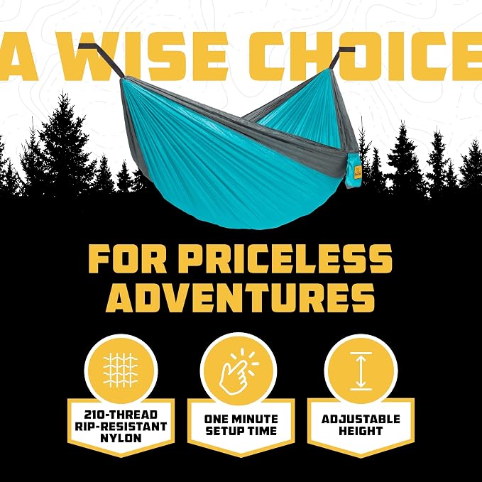 Wise Owl Outfitters Camping Hammocks Duo - Image 2