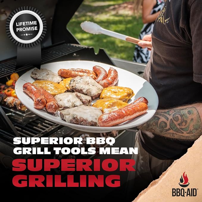 3 Piece BBQ Grilling Accessories Set - Image 6
