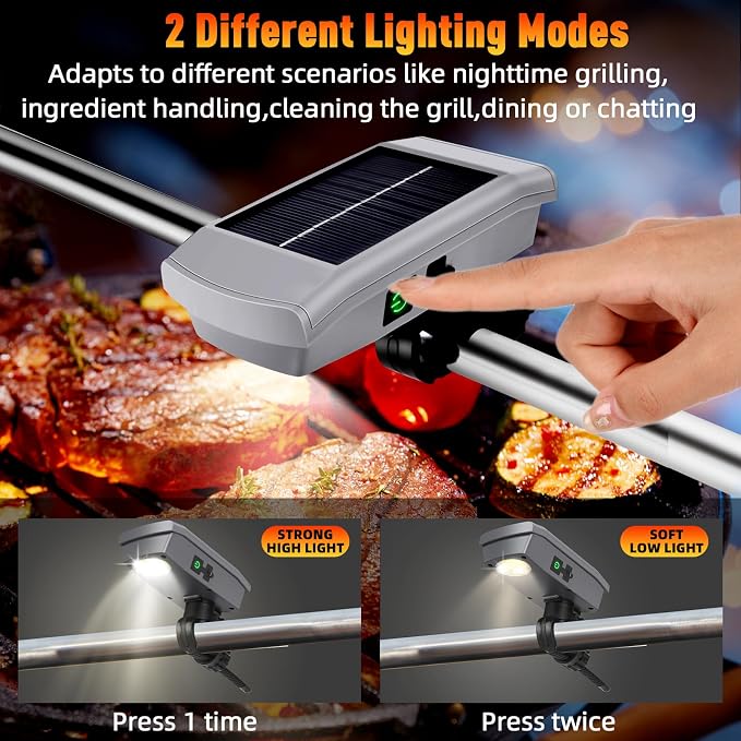 Solar/USB-C Grill Lights for Outdoor Grill Compatible - Image 7