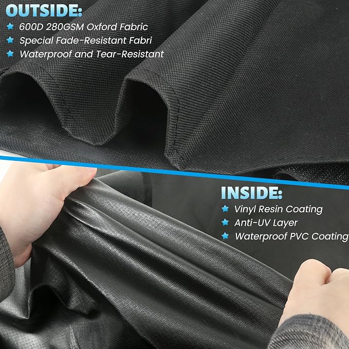 Grill Cover for Weber Searwood XL 600 Pellet Smoker Replacement Parts 3400146 - Image 4