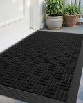 Color&Geometry Front Door Mat Outside Entrance, Heavy Duty Non Slip Low Profile by COLORG