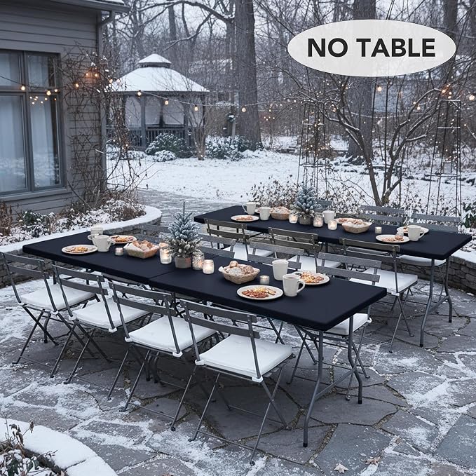 LUSHVIDA 6 Packs Vinyl Tablecloths - Image 3