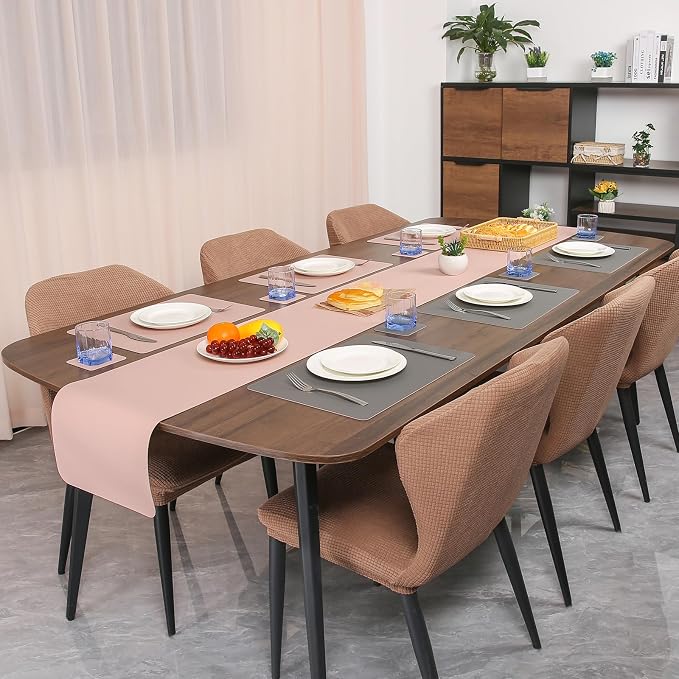Myir JUN Table Runner Double Sided Vinyl Runner Table 94 Inch Long Runner - Image 6